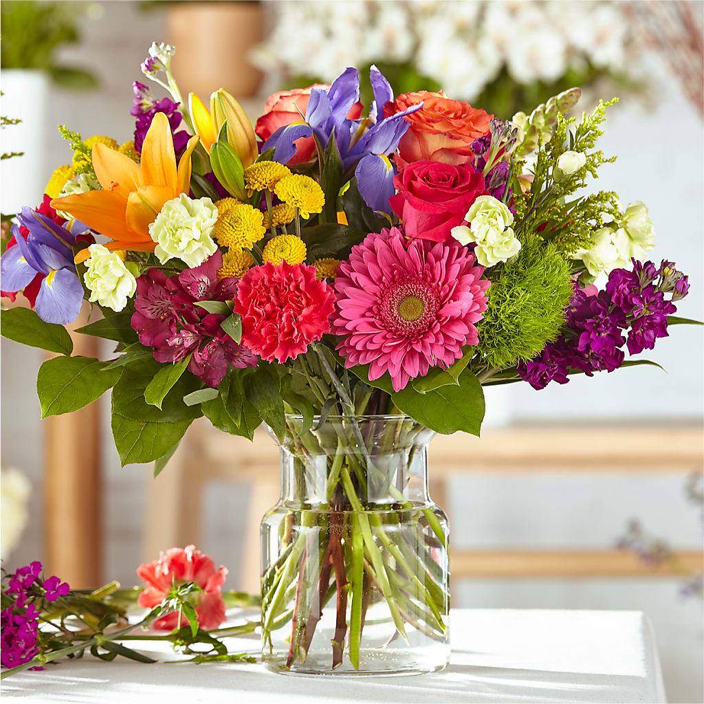 Bold & Bright – A Florist Original – Blossom And Brew Co, Menasha WI