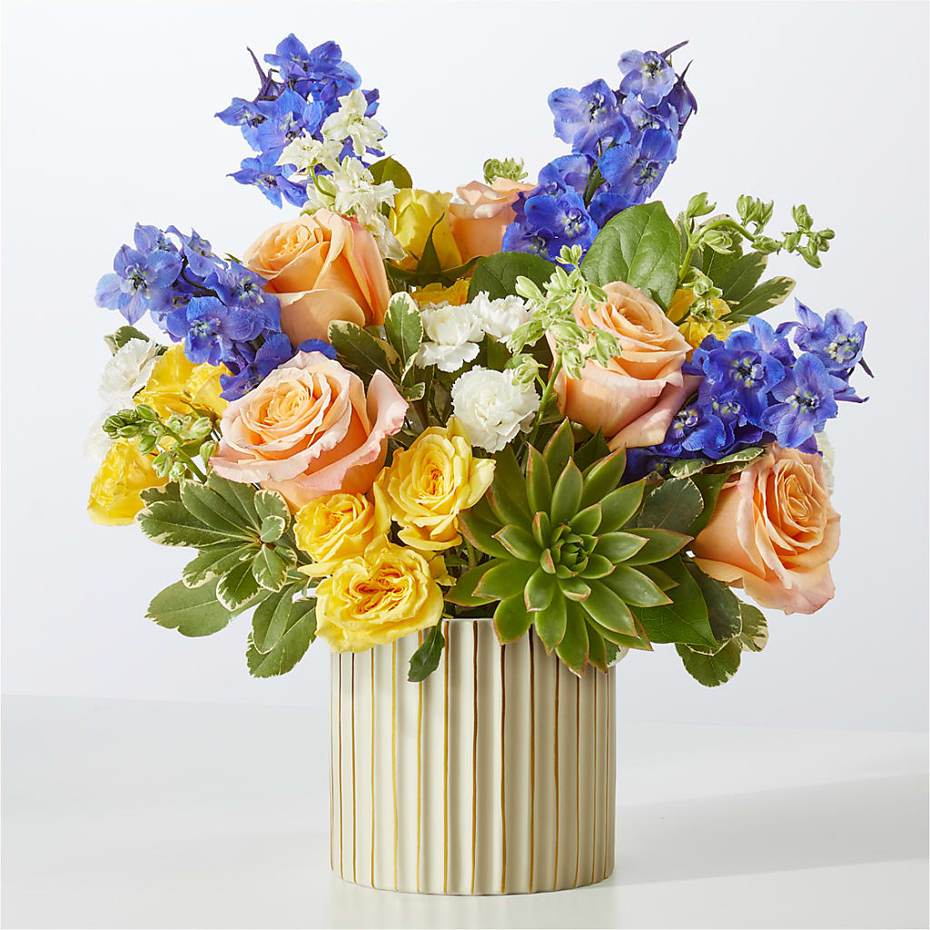 Cobalt Reverie Bouquet – Blossom And Brew Co, Menasha WI