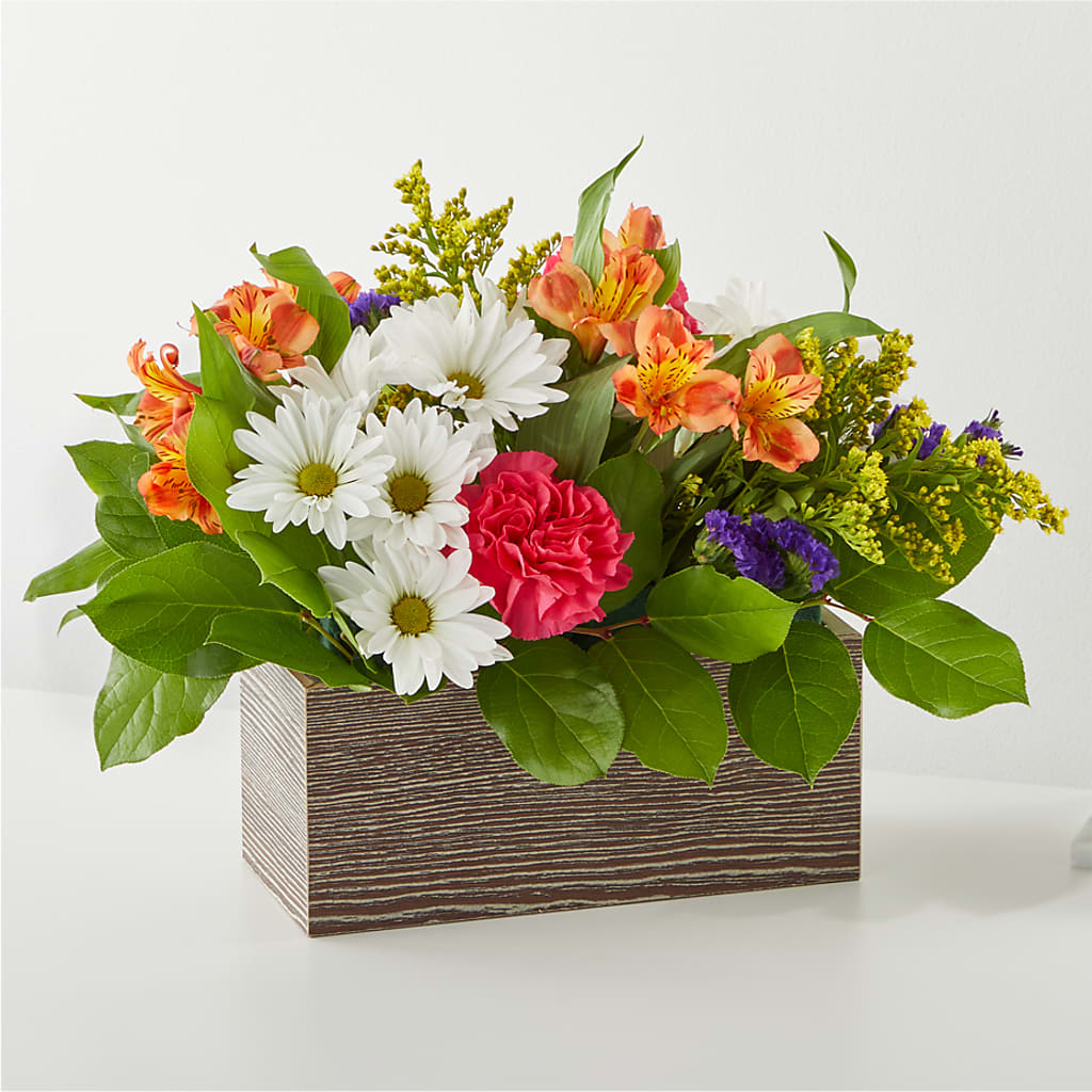Oopsie Daisy Box Bouquet – Blossom And Brew Co, Menasha WI