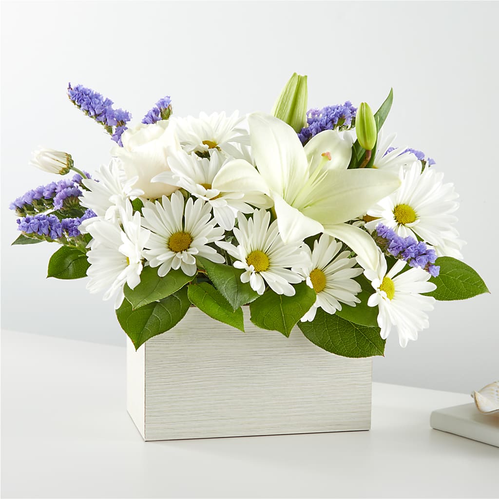 Beyond Blue Box Bouquet – Blossom And Brew Co, Menasha WI