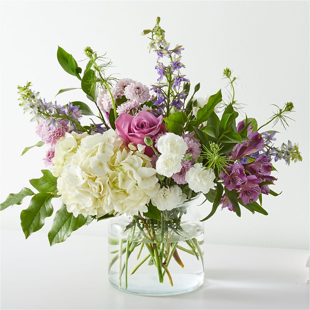 Violet Caress Bouquet – Blossom And Brew Co, Menasha WI