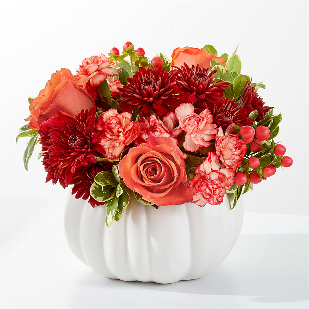 Autumn Air Pumpkin Bouquet – Blossom And Brew Co, Menasha WI