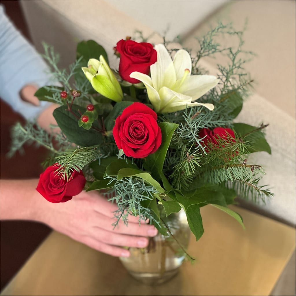 Glittering Lights Bouquet – Blossom And Brew Co, Menasha WI