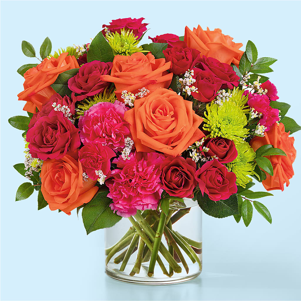 Colorful Carnival Bouquet – Blossom And Brew Co, Menasha WI