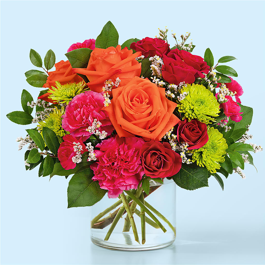 Colorful Carnival Bouquet – Blossom And Brew Co, Menasha WI