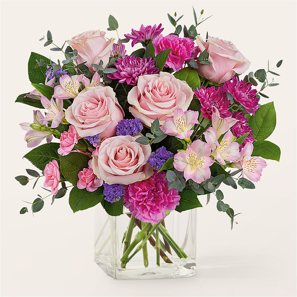 Rosy Radiance Bouquet – Blossom And Brew Co, Menasha WI