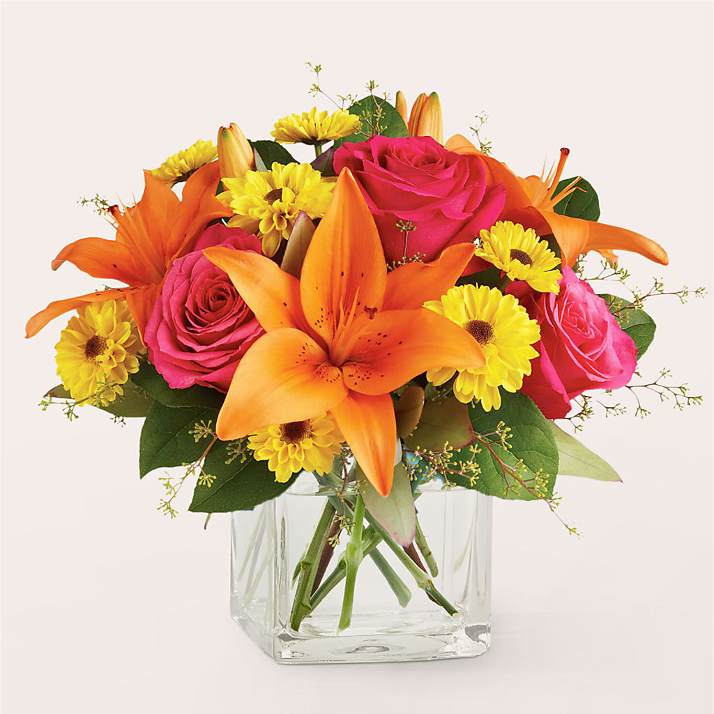 Neon Lights Bouquet – Blossom And Brew Co, Menasha WI