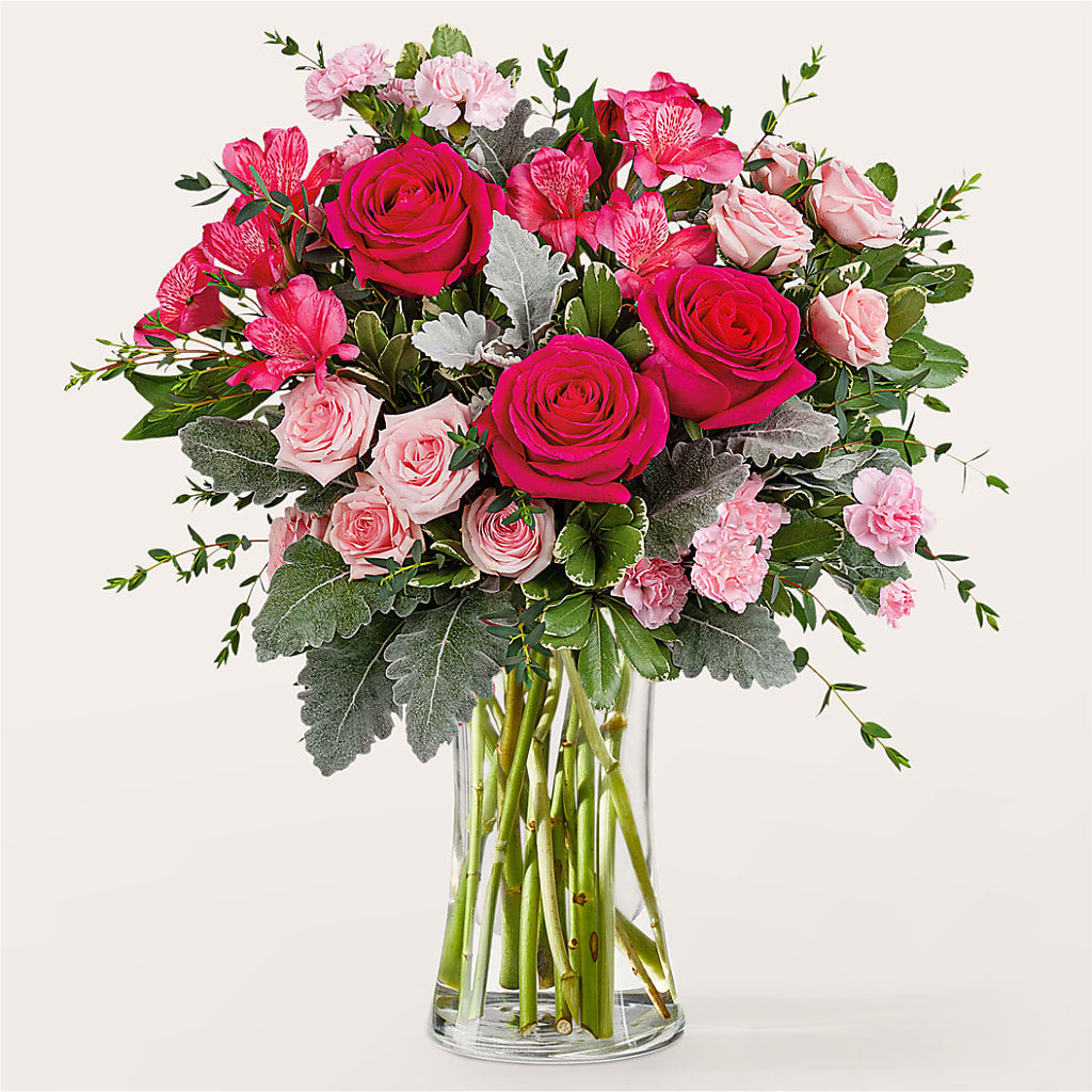 Tickled Pink Bouquet – Blossom And Brew Co, Menasha WI