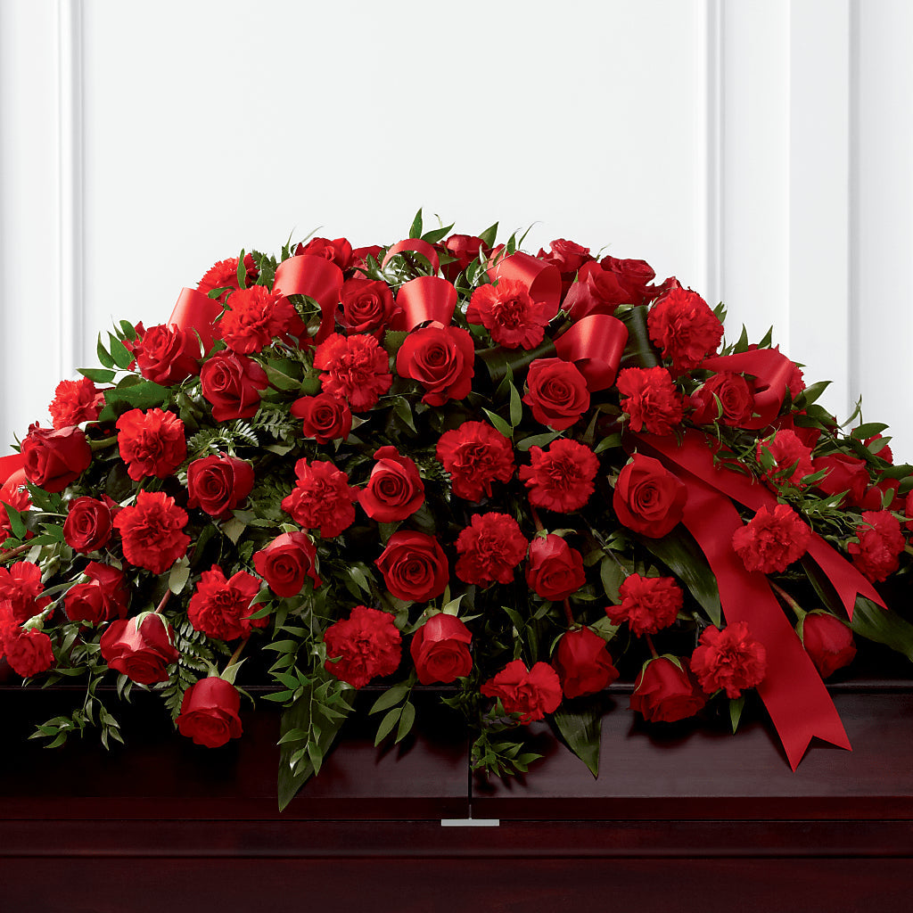 Tribute of Life Casket Spray – Blossom And Brew Co, Menasha WI