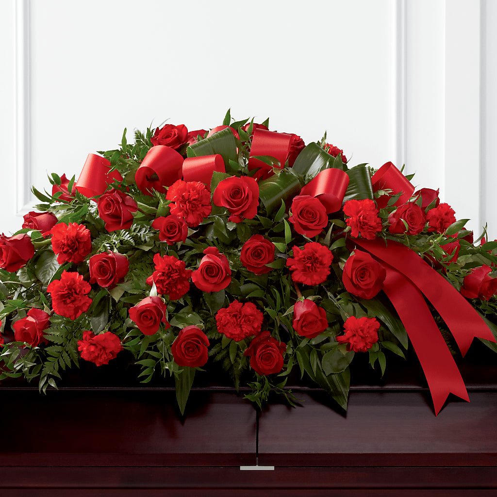 Tribute of Life Casket Spray – Blossom And Brew Co, Menasha WI