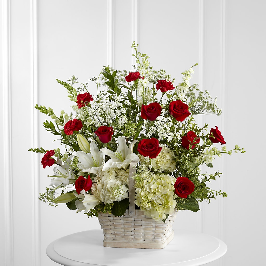 In Loving Memory Arrangement – Blossom And Brew Co, Menasha WI