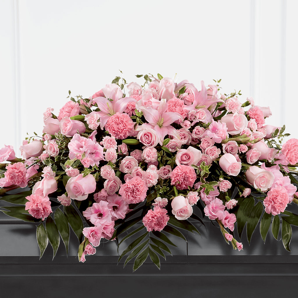 Garden of Comfort Casket Spray (Standard) – Blossom And Brew Co, Menasha WI