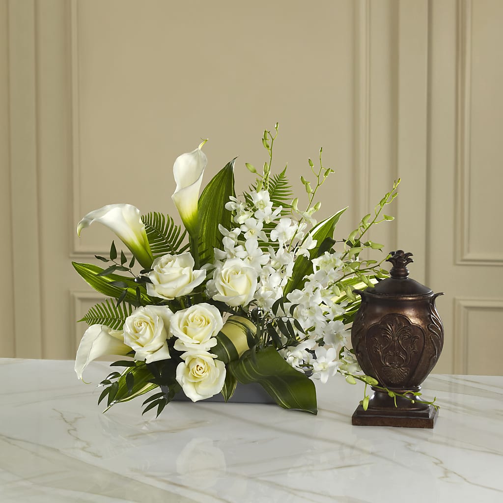 At Peace Arrangement – Blossom And Brew Co, Menasha WI