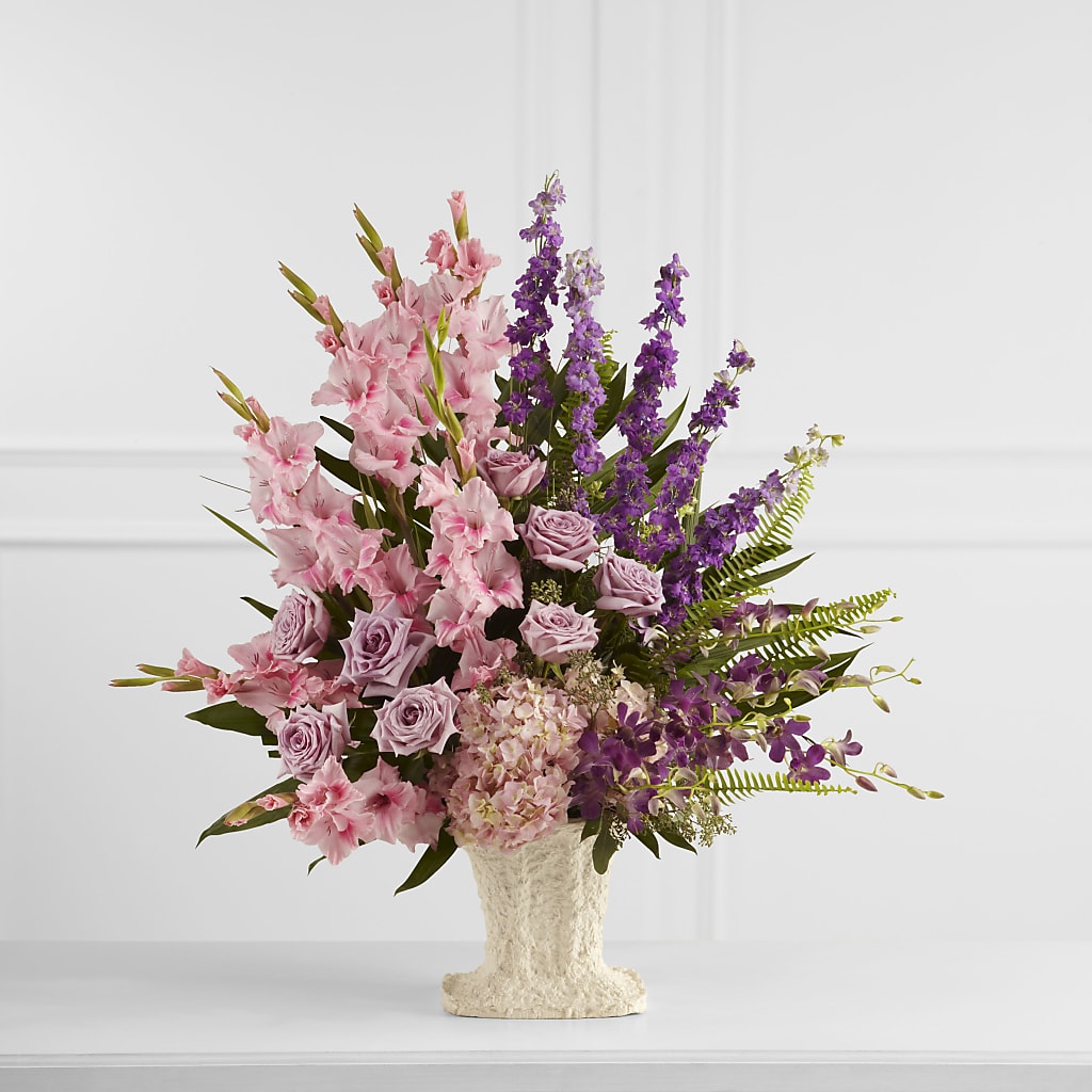 Flowing Garden Arrangement – Blossom And Brew Co, Menasha WI
