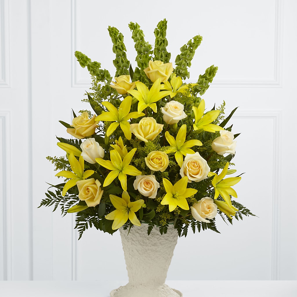 Golden Memories Arrangement – Blossom And Brew Co, Menasha WI