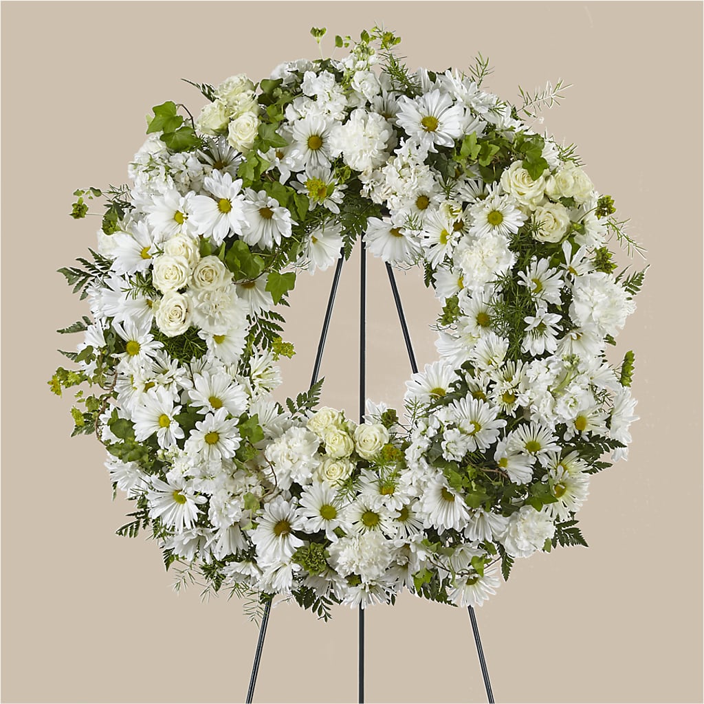 Faithful Wishes Wreath – Blossom And Brew Co, Menasha WI