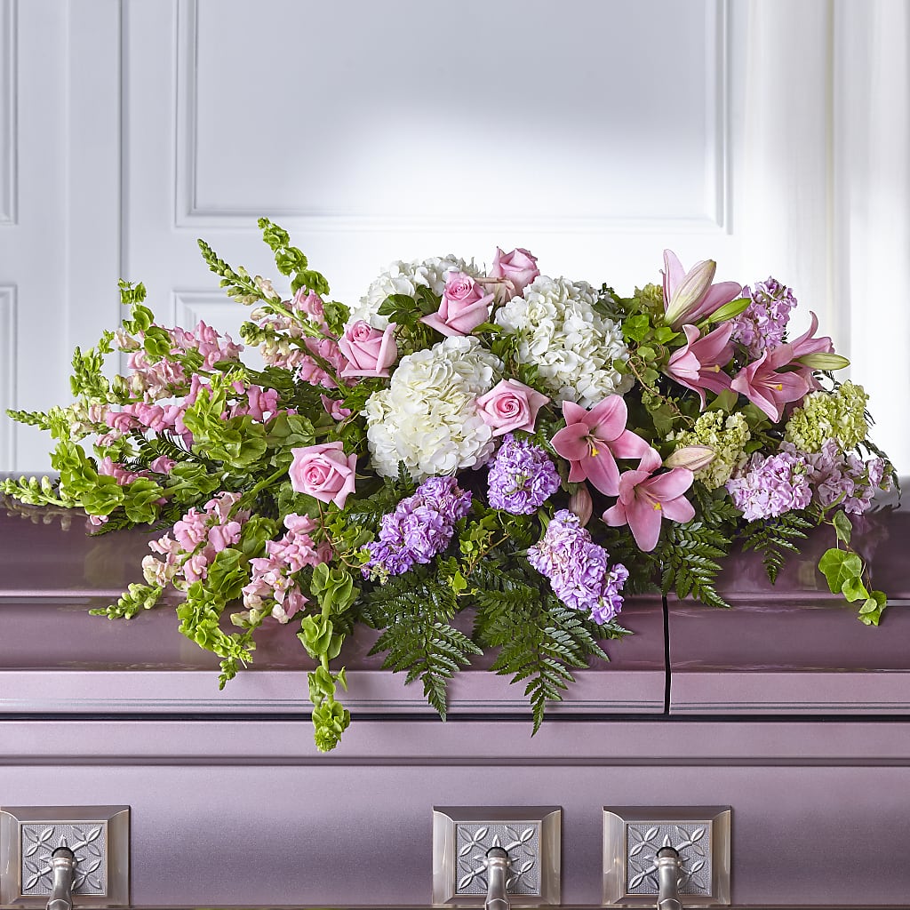 Life's Gratitude Casket Spray – Blossom And Brew Co, Menasha WI