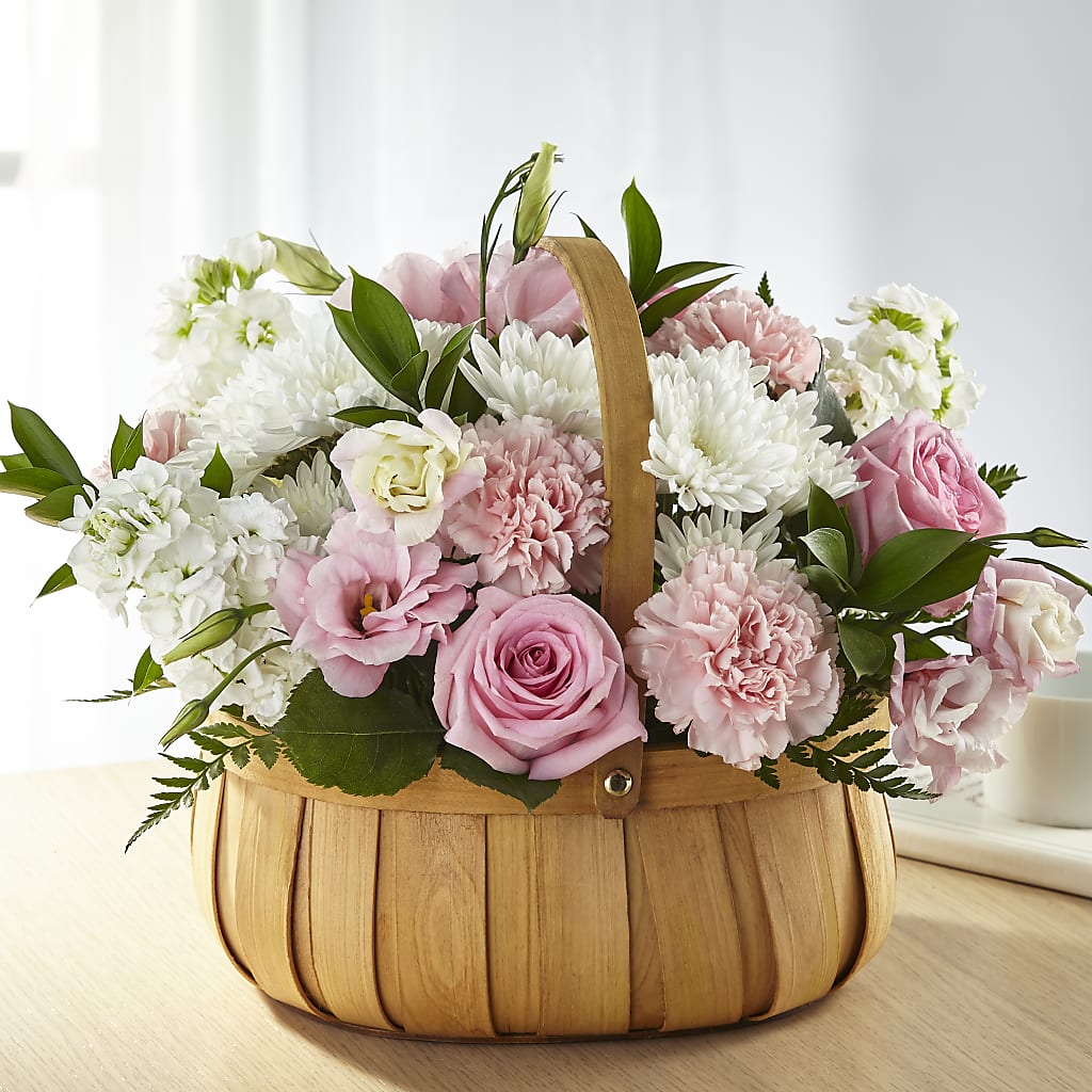Always Graceful Basket – Blossom And Brew Co, Menasha WI