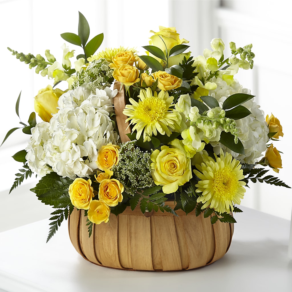 Rustic Remembrance Basket – Blossom And Brew Co, Menasha WI