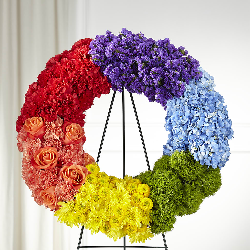 Circle of Love Wreath – Blossom And Brew Co, Menasha WI