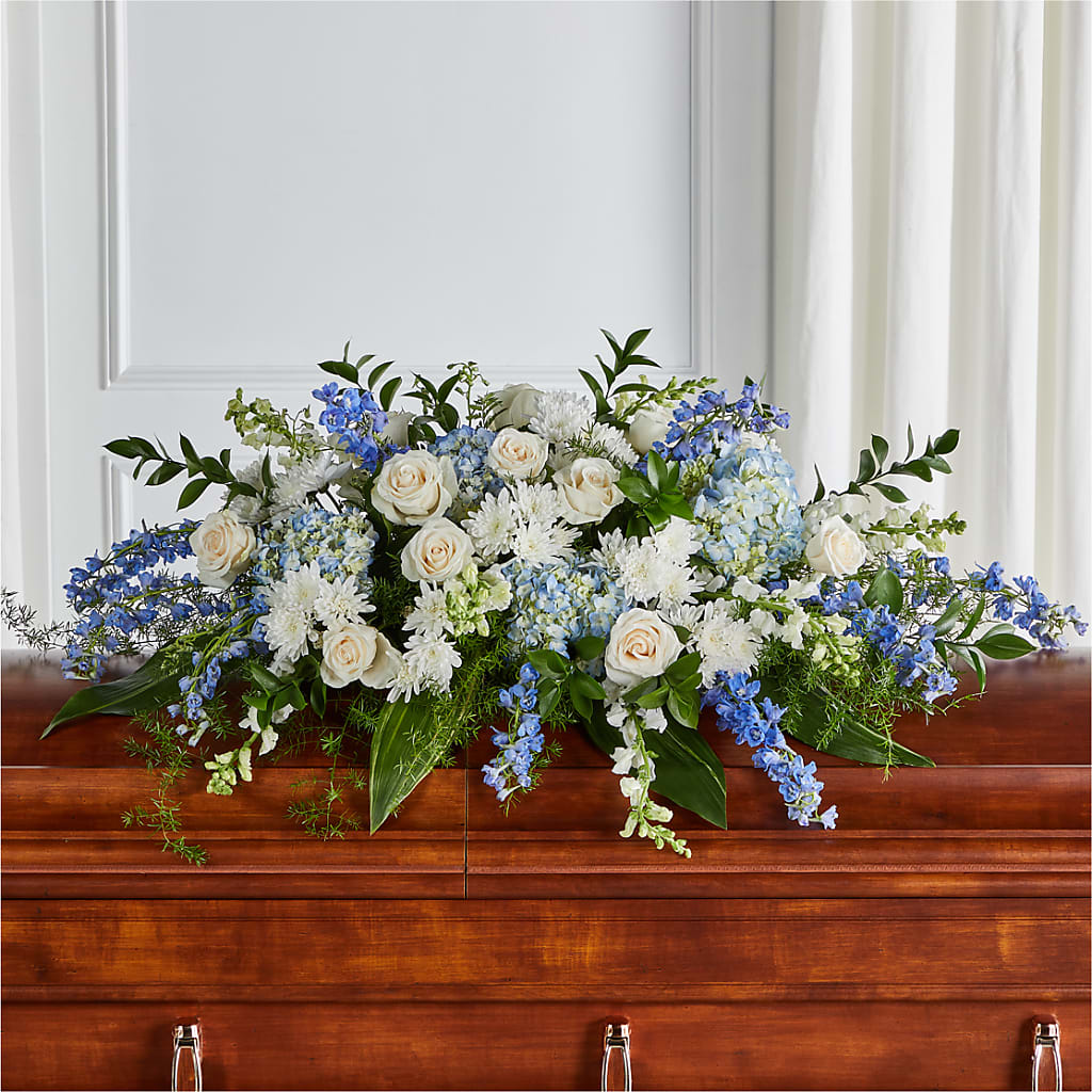 Timeless Essence Casket Spray – Blossom And Brew Co, Menasha WI