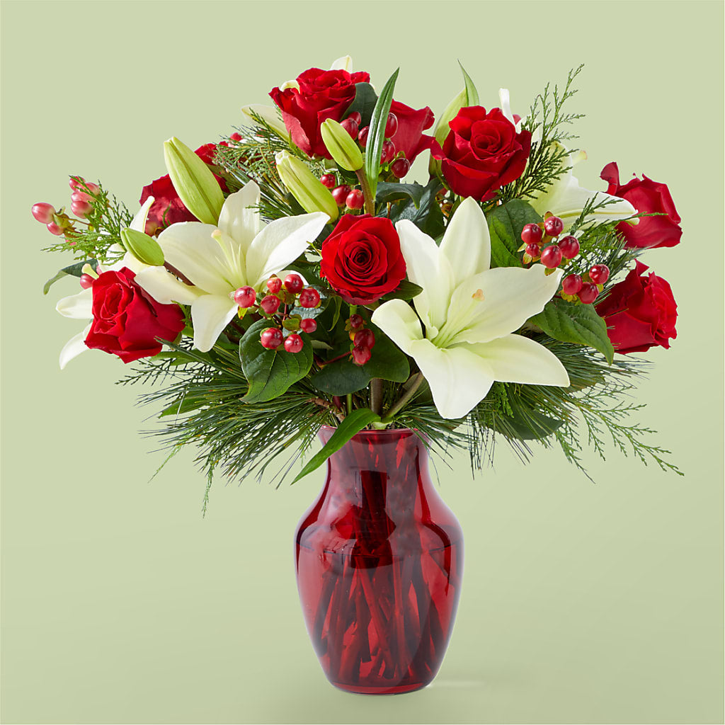 Evergreen Delight Bouquet – Blossom And Brew Co, Menasha WI