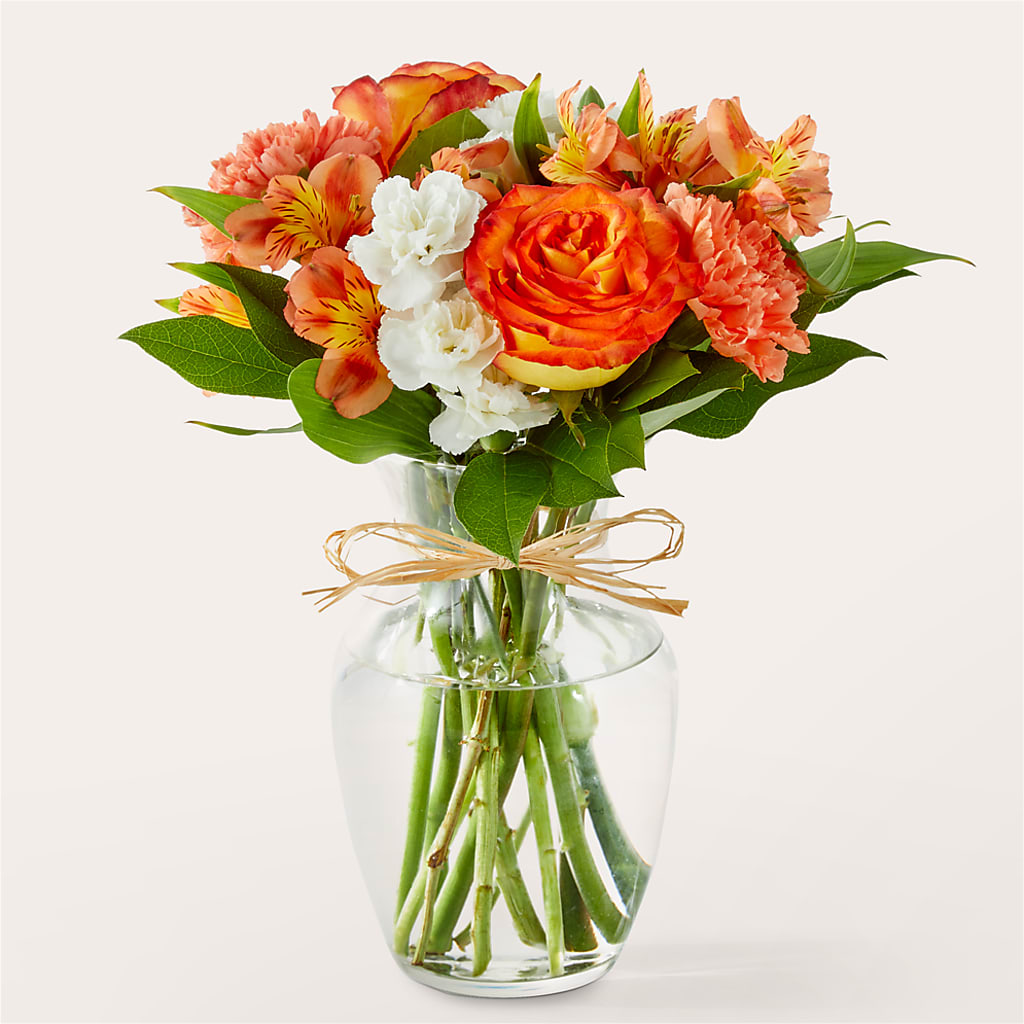Apricot Glow Bouquet – Blossom And Brew Co, Menasha WI