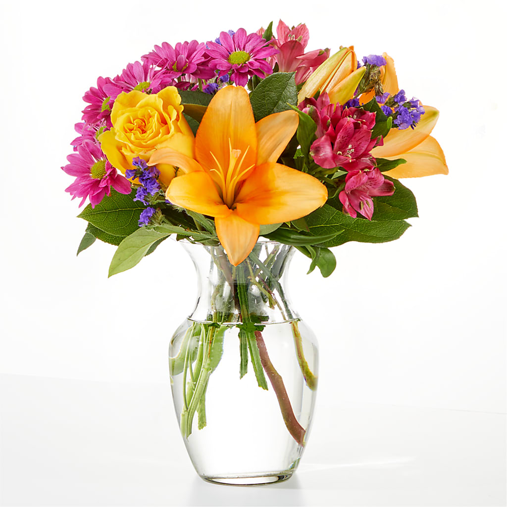 Colorful Visions Bouquet – Blossom And Brew Co, Menasha WI