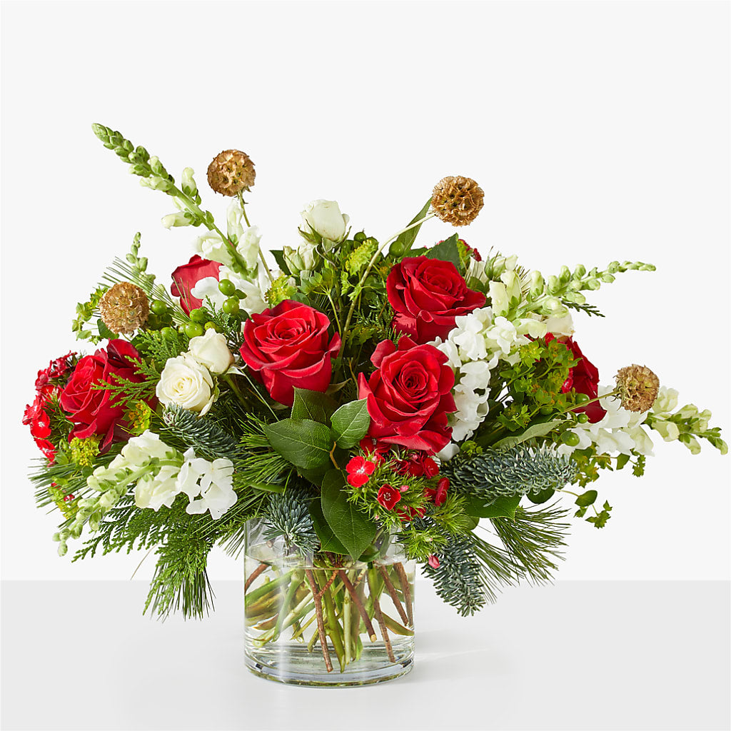 Deck the Halls Bouquet – Blossom And Brew Co, Menasha WI