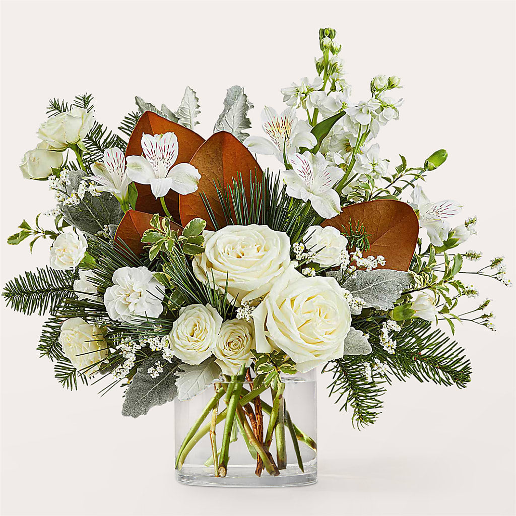 Fresh Snowfall Bouquet – Blossom And Brew Co, Menasha WI