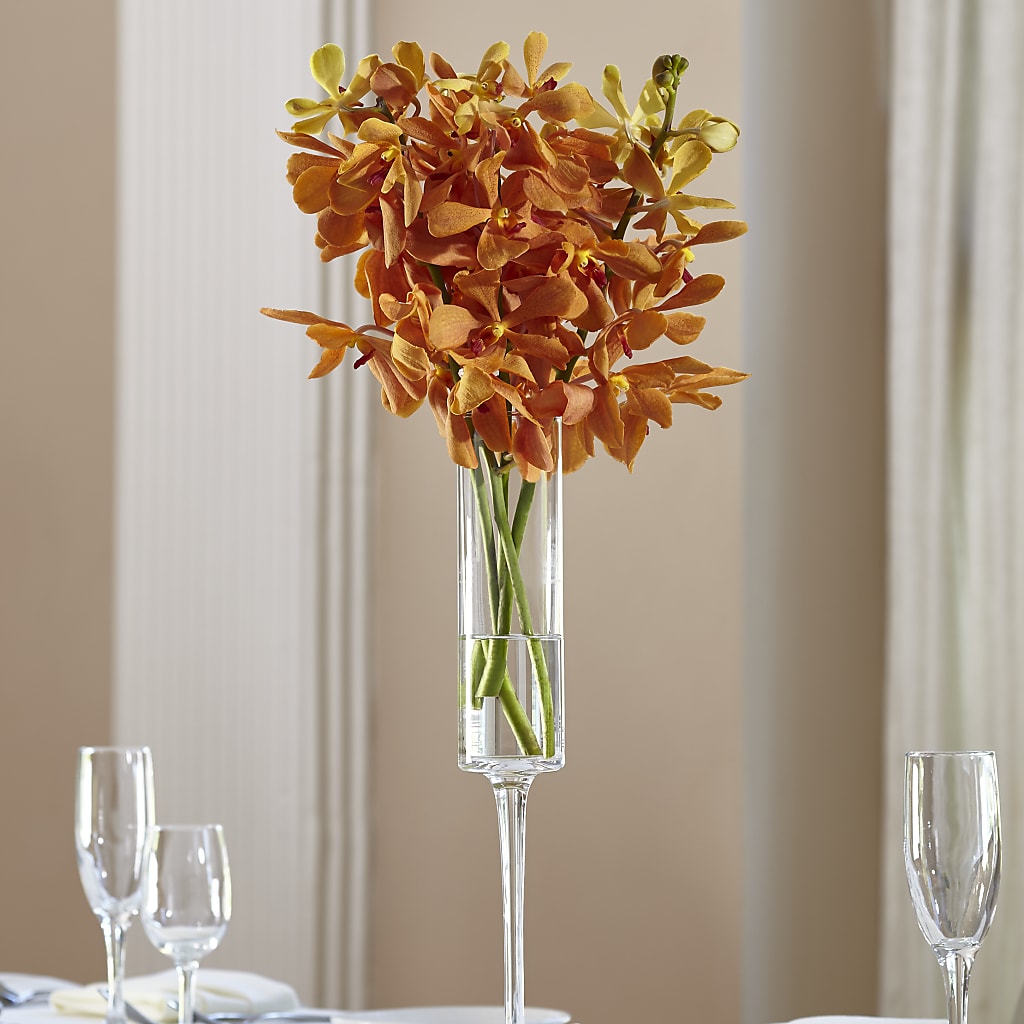 Orange Mokara Bouquet – Blossom And Brew Co, Menasha WI