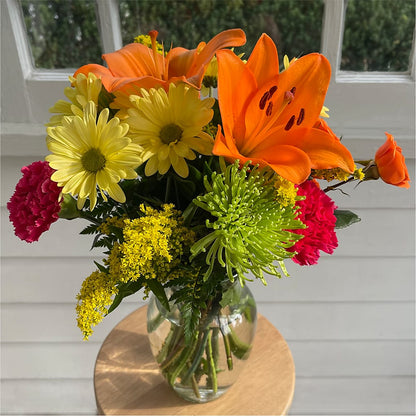 Bold & Bright – A Florist Original –  Blossom And Brew Co, Menasha WI