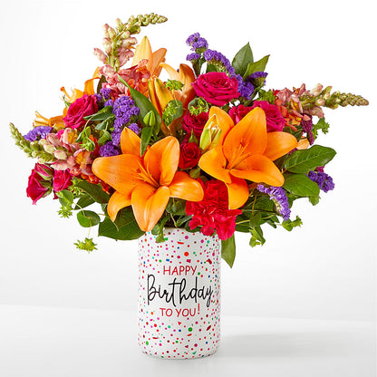 Birthday Palooza Bouquet –  Blossom And Brew Co, Menasha WI