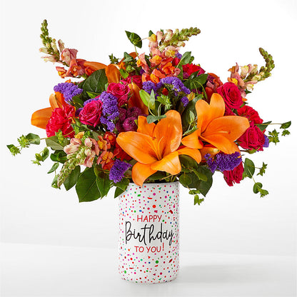 Birthday Palooza Bouquet –  Blossom And Brew Co, Menasha WI