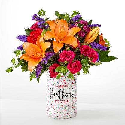 Birthday Palooza Bouquet –  Blossom And Brew Co, Menasha WI