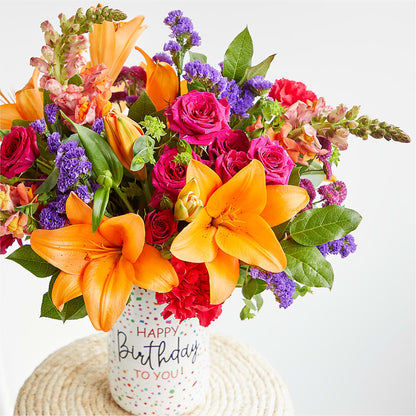 Birthday Palooza Bouquet –  Blossom And Brew Co, Menasha WI