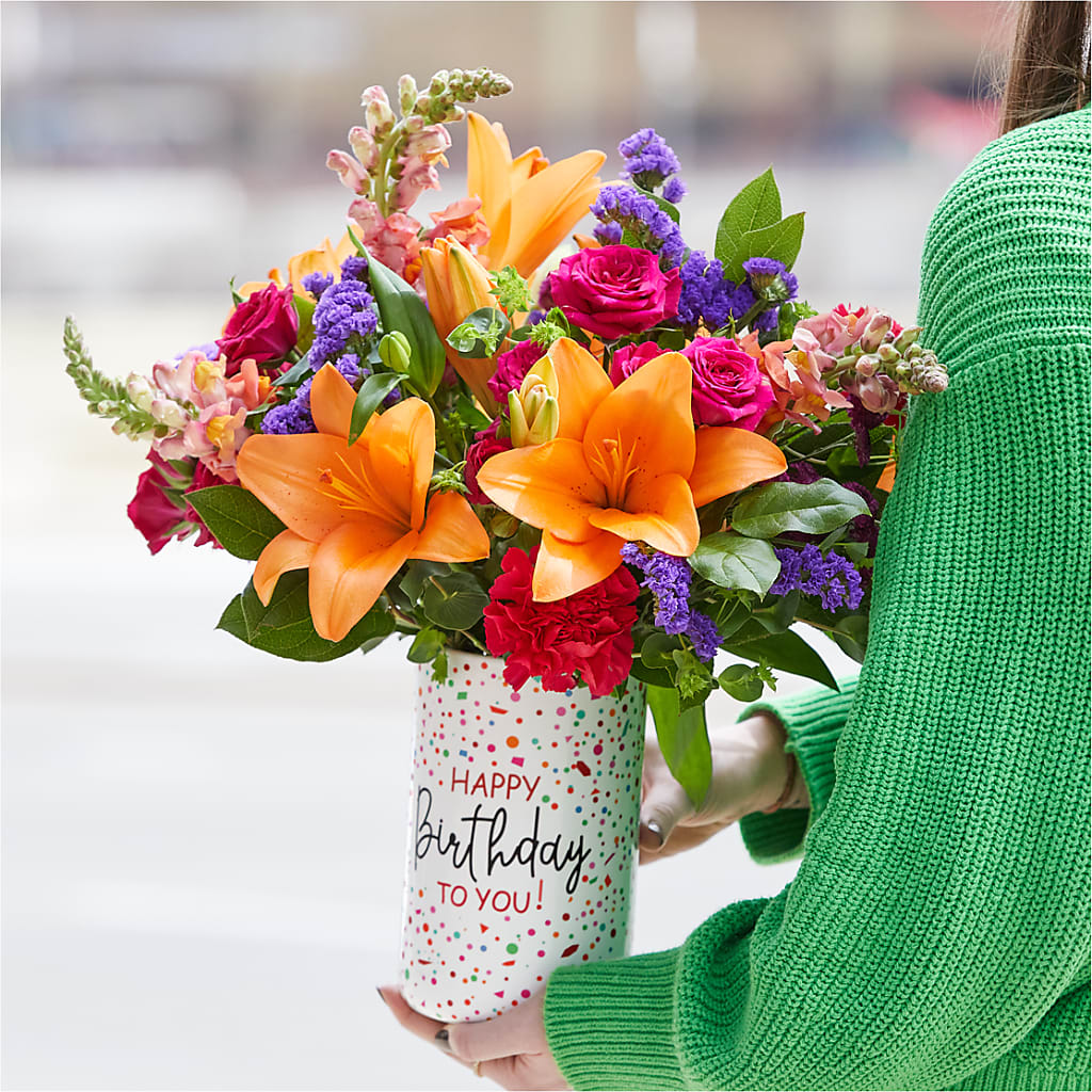 Birthday Palooza Bouquet –  Blossom And Brew Co, Menasha WI