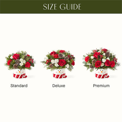 Jolly Snowman Bouquet –  Blossom And Brew Co, Menasha WI