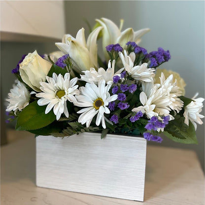 Beyond Blue Box Bouquet –  Blossom And Brew Co, Menasha WI