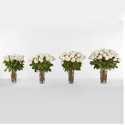 Long Stem White Rose Bouquet –  Blossom And Brew Co, Menasha WI