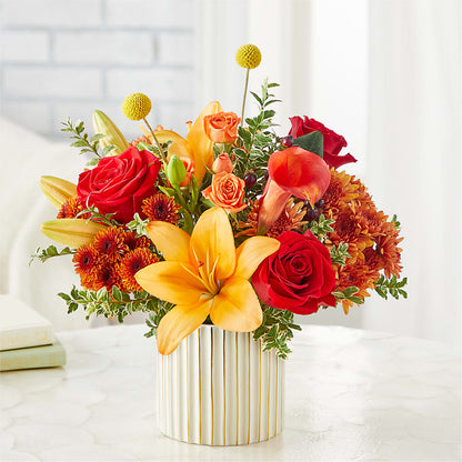 Scarlet Skies Bouquet –  Blossom And Brew Co, Menasha WI