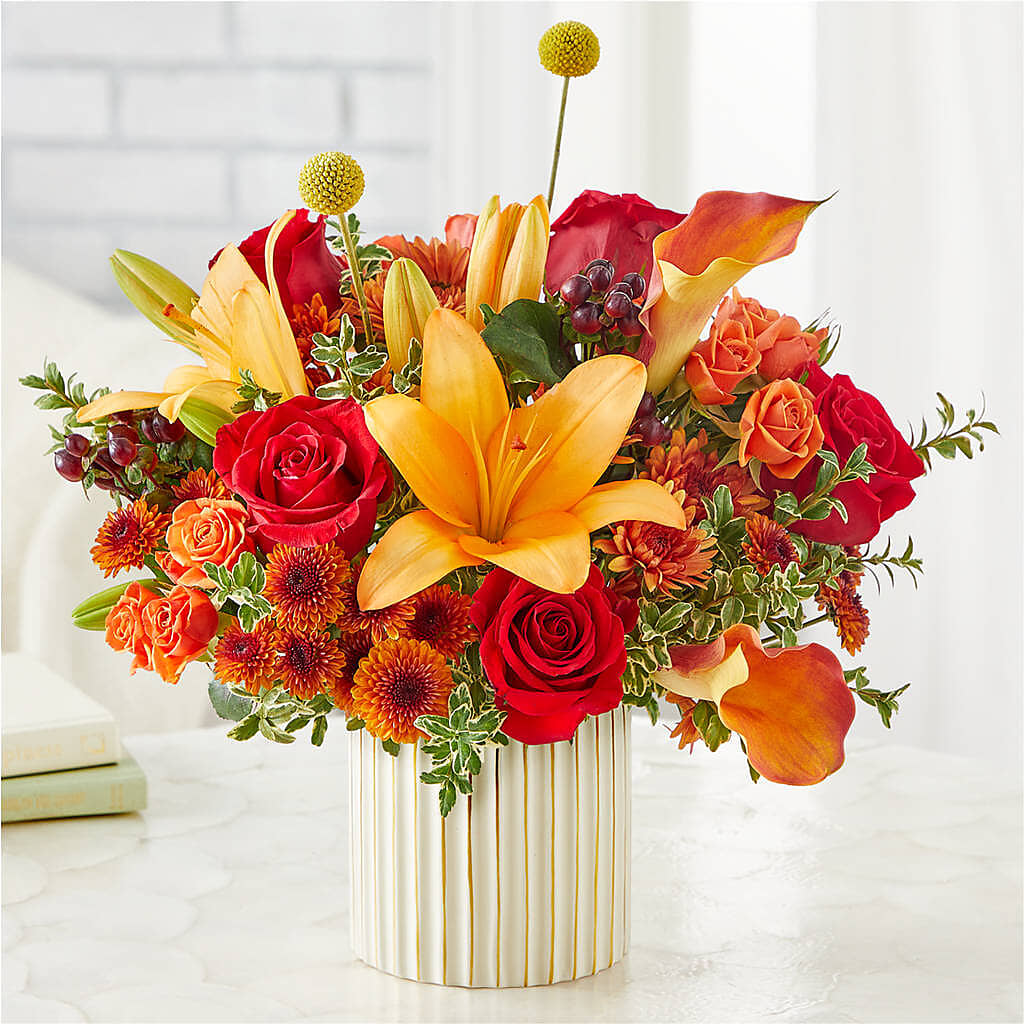 Scarlet Skies Bouquet –  Blossom And Brew Co, Menasha WI