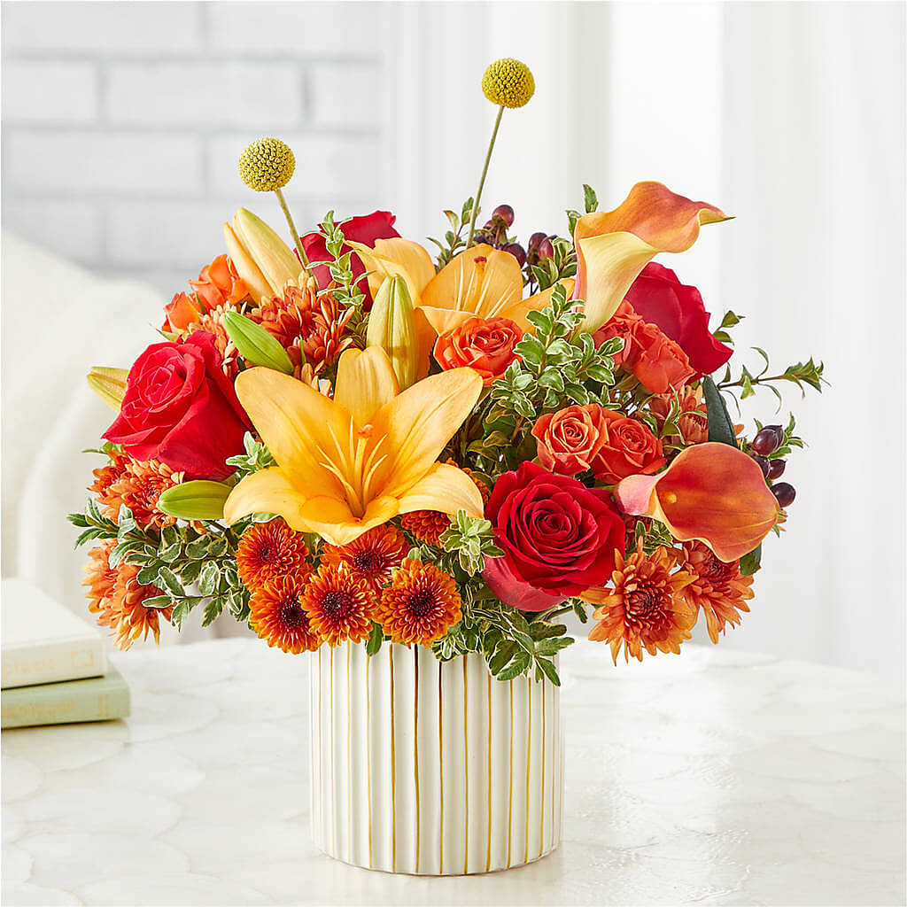 Scarlet Skies Bouquet –  Blossom And Brew Co, Menasha WI