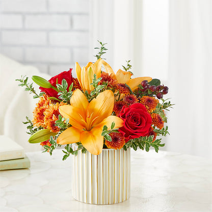 Scarlet Skies Bouquet –  Blossom And Brew Co, Menasha WI