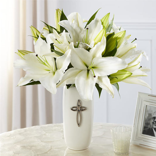 Faithful Blessings Bouquet –  Blossom And Brew Co, Menasha WI