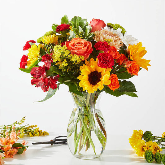 Fall Delight – A Florist Original –  Blossom And Brew Co, Menasha WI