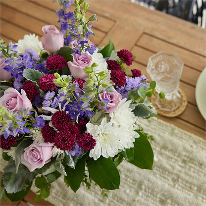 Violet Frost Bouquet –  Blossom And Brew Co, Menasha WI