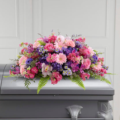 Glorious Garden Casket Spray –  Blossom And Brew Co, Menasha WI