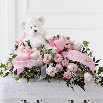 Touch of Sympathy Casket Spray –  Blossom And Brew Co, Menasha WI