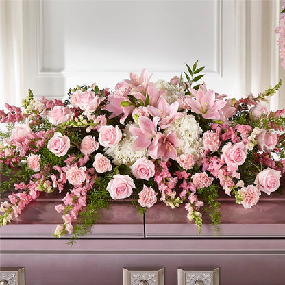 Life & Remembrance Casket Spray –  Blossom And Brew Co, Menasha WI